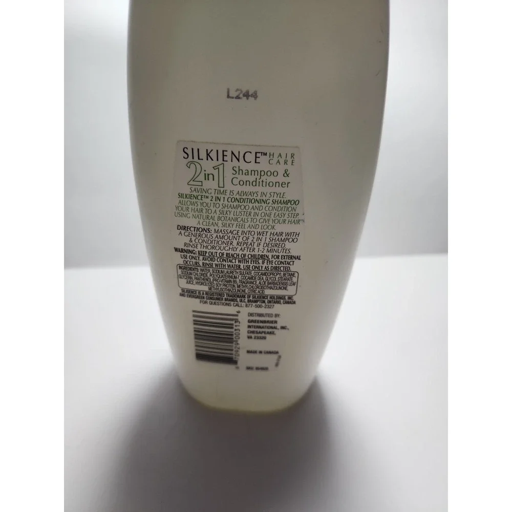 Silkience 2-in-1 Shampoo and Conditioner, 20 Oz